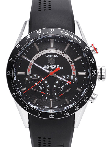 Tag Heuer Carrera Calibre S Electro-Mechanical Lap timer Mens Wr - Click Image to Close